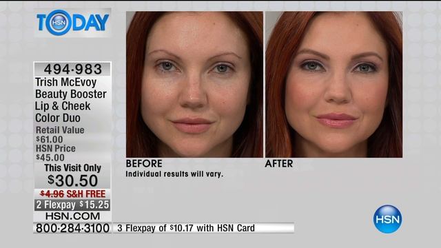 Trish McEvoy Beauty Booster Lip Cheek Color Duo смотреть онлайн