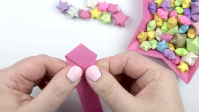 Origami Lucky Star Tutorial ⭐️ Easy DIY ⭐️ Paper Kawaii смотреть онлайн