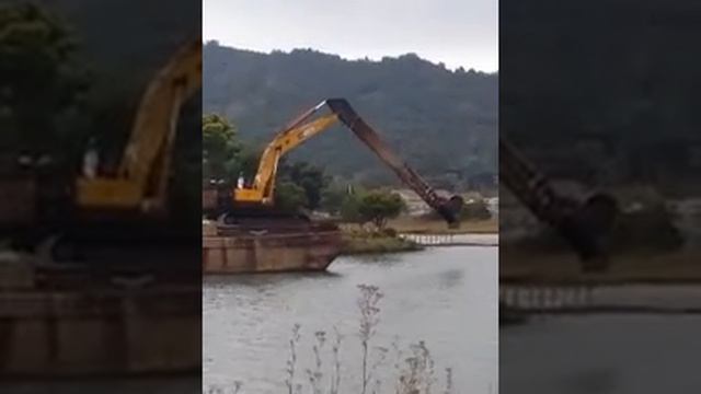 Cindy Warner SF Arts & Culture--Dredger floating along Corte Madera Creek