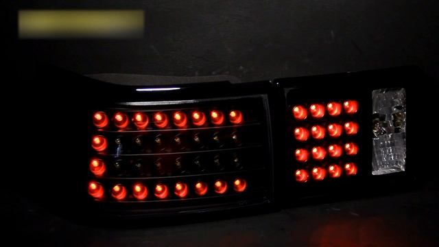 Светодиодные фонари ВАЗ 2110, 2112 черные смотреть онлайн