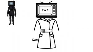 КАК НАРИСОВАТЬ ТВ ВУМЕН из Скибиди Туалет