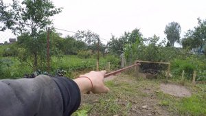 БЕЗ НИВЕЛИРА размечаем высоту заливки фундамента.ПРОЩЕ ПРОСТОГО)