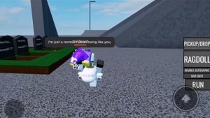 How to pickup/Drop in euphoria ragdoll testing on Roblox :D