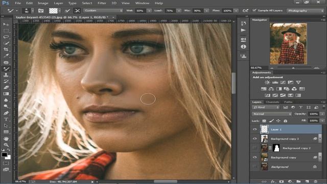 Photoshop Working | How to Edit Outdoor Portrait Image смотреть онлайн