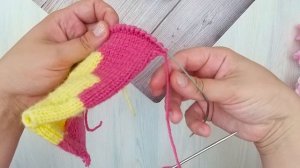 Бесшовные следки на 2-х спицах с красивой регланной линией. Подробный мастер класс ДЛЯ НАЧИНАЮЩИХ.