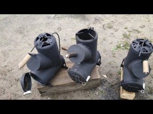 Турбо-печь  мини-печь из огнетушителей!