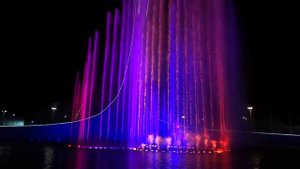 Поющие Фонтаны в Новый 2015 Год в Олимпийском Парке в Сочи.