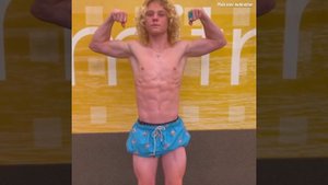 13 years old bodybuilder showing his pumped biceps | flexing | muscle worship