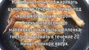 ЦЫПЛЕНОК ТАБАКА С ЧЕСНОЧНЫМ СОУСОМ ПО ГРУЗИНСКИ Блюда из птицы Праздничные блюда Грузинская кухня