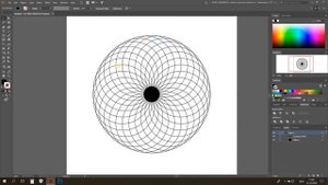 Круговой орнамент узор в Adobe illustrator, ornament in AI CC