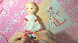 КУКЛА ИЗ ФЕТРА "ДЕВОЧКА АЛЬБИНОС"| КАК СШИТЬ КУКЛУ ИЗ ФЕТРА|Fasahon san