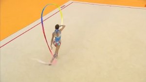 Дина Аверина лента (многоборье) — Чемпионат Европы 2018 / Испания, Гвадалахара