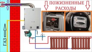 Газовое отопление лишние расходы / Отопление - убытки / Газовый котел тратит электричество