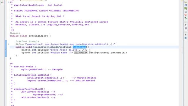 SPRING AOP @AFTER ADVICE EXAMPLE DEMO смотреть онлайн