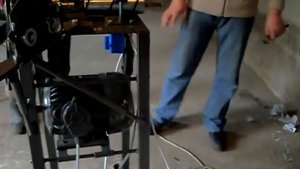 # @Станок для плетения сетки «Рабица»