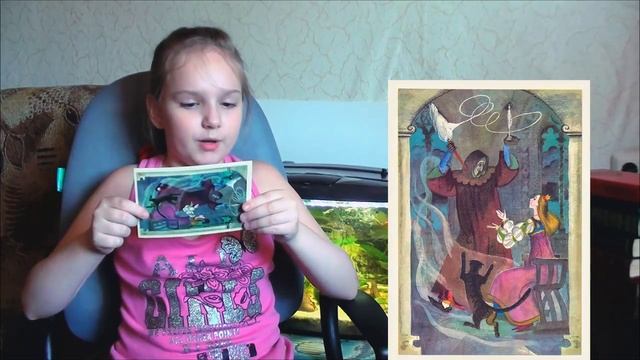 Аудиосказка Книжка в открытках: Братья Гримм  "Царевна-Шиповник" -Сказки для детей