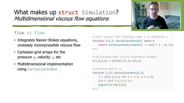 WaterLily.jl: Real-time fluid simulation in pure Julia | Gabriel Weymouth | JuliaCon2021 смотреть онлайн