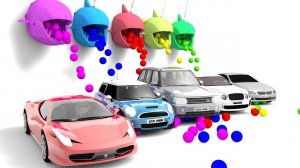 Видео для детей про машинки,цвета и сюрпризы.