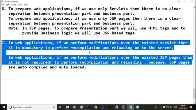 Servlets & JSP Online Tutorials || Session - 4 || by Mr. Nagoor Babu On 23-07-2019 @ 4:30PM смотреть онлайн