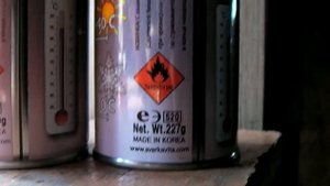 Газовые баллоны для туристической плитки.