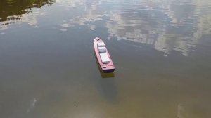 Модель катера Ярославец 1/35 испытания