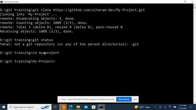 Git | Checking Git files status | git status command | Git basics смотреть онлайн