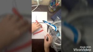 3D ручка нож бабочка