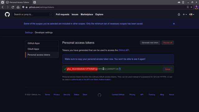 Criar e setar Token de Acesso Pessoal #1 (Personal Access Token) GitHub - Linux смотреть онлайн