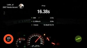 Самый быстрый Honda Accord 7 2.0 в СТОКе ???  0-100 100-200 разгон до 200 аккорд 2 литра сток