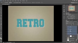 Photoshop || 3D Retro Text Effect