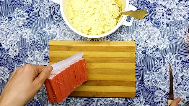 Крабовые шарики. Невероятная вкуснятина.