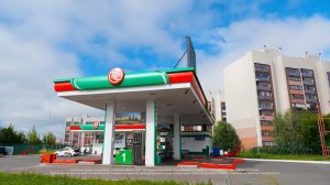 Светодиодный уличный экран для АЗС, Казань, АЗС ТатГазСервис