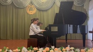 Ансамбль: Дробот Виктория, Кальян Мария, Соколова Владислава, Челпанова Ксения
Г.Свиридов Марш