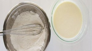 Оладьи на молоке и сметане