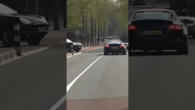 Benz Nearly Crashes While Speeding ?