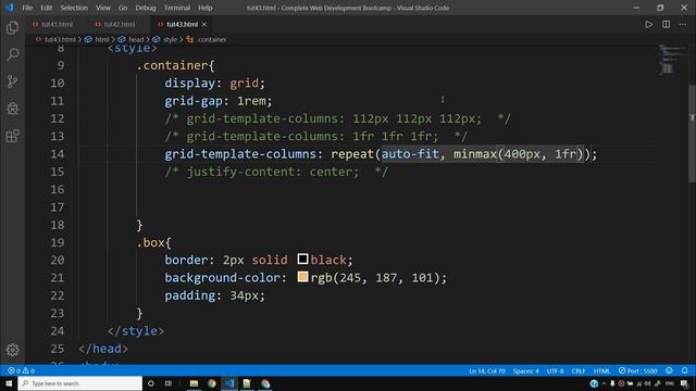 CSS Grid: Autofit & MinMax | Web Development Tutorials #43
