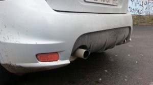 Звук выхлопа Mg race Калина спорт