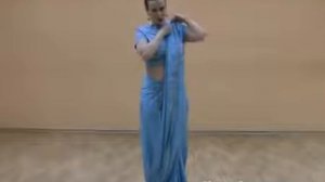 Драппировка сари традиционным способом - "ниви" как надеть сари