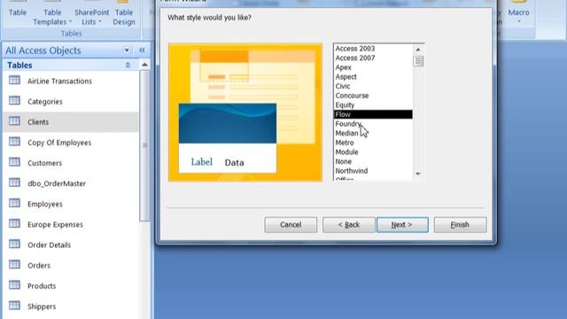 How to use the MS Access form wizard in Access 2007 2010 2013 2016 tutorial for beginners смотреть онлайн