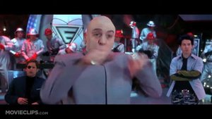 Доктор Зло,и Мини Мы Танцуют по песню