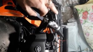 Установка ручек с подогревом.(KOSO)на квадроцикл.часть1