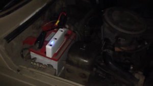 Автомобильный пускатель. Запуск карбюраторной Нивы в мороз -20 градусов