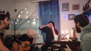 Музыкальный джем битбокс я :) варган, 2 гитары вокал