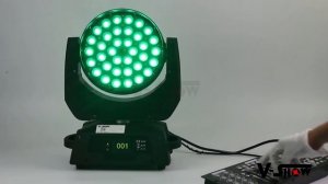 Classic LED Wash Moving Head zoom 36*10W RGBW 4in1 Color