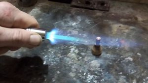 Пропановая горелка.