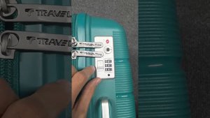 TSA замок установка кодового замка
