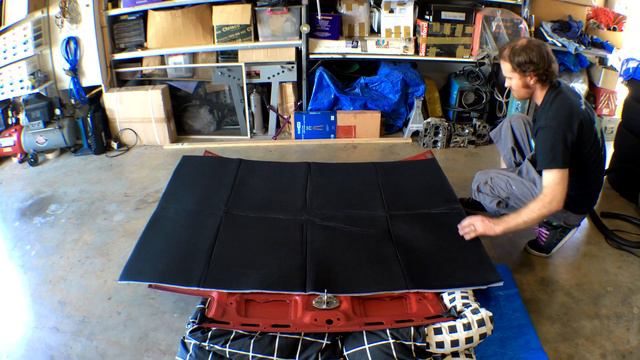 Replacing Under-Hood Insulation Matting - Subaru Vortex