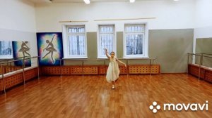 ,,Во саду ли в огороде,, Сольный танец на пуантах.