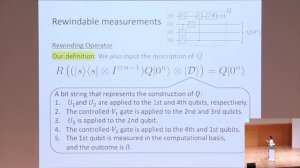 Rewindable Quantum Computation and Its Equivalence to Cloning - Yuki Takeuchi | TQC 2023