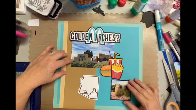 Cricut Scrapbooking Layout смотреть онлайн